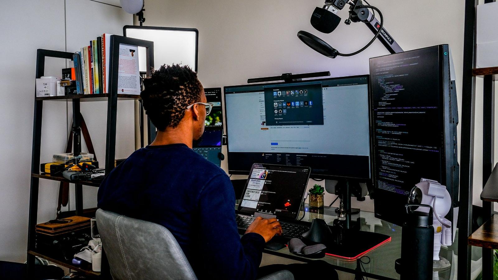 person on laptop - Machine Learning Lifecycle