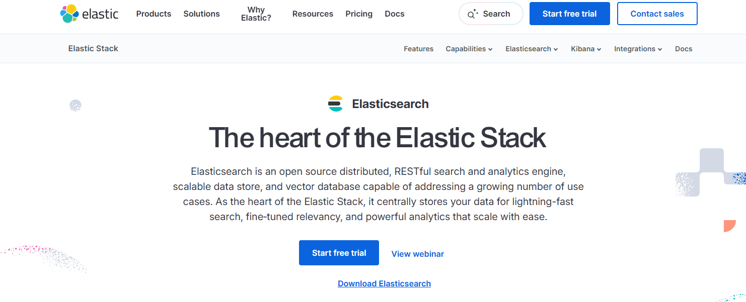 Elasticsearch - Best Vector Databases