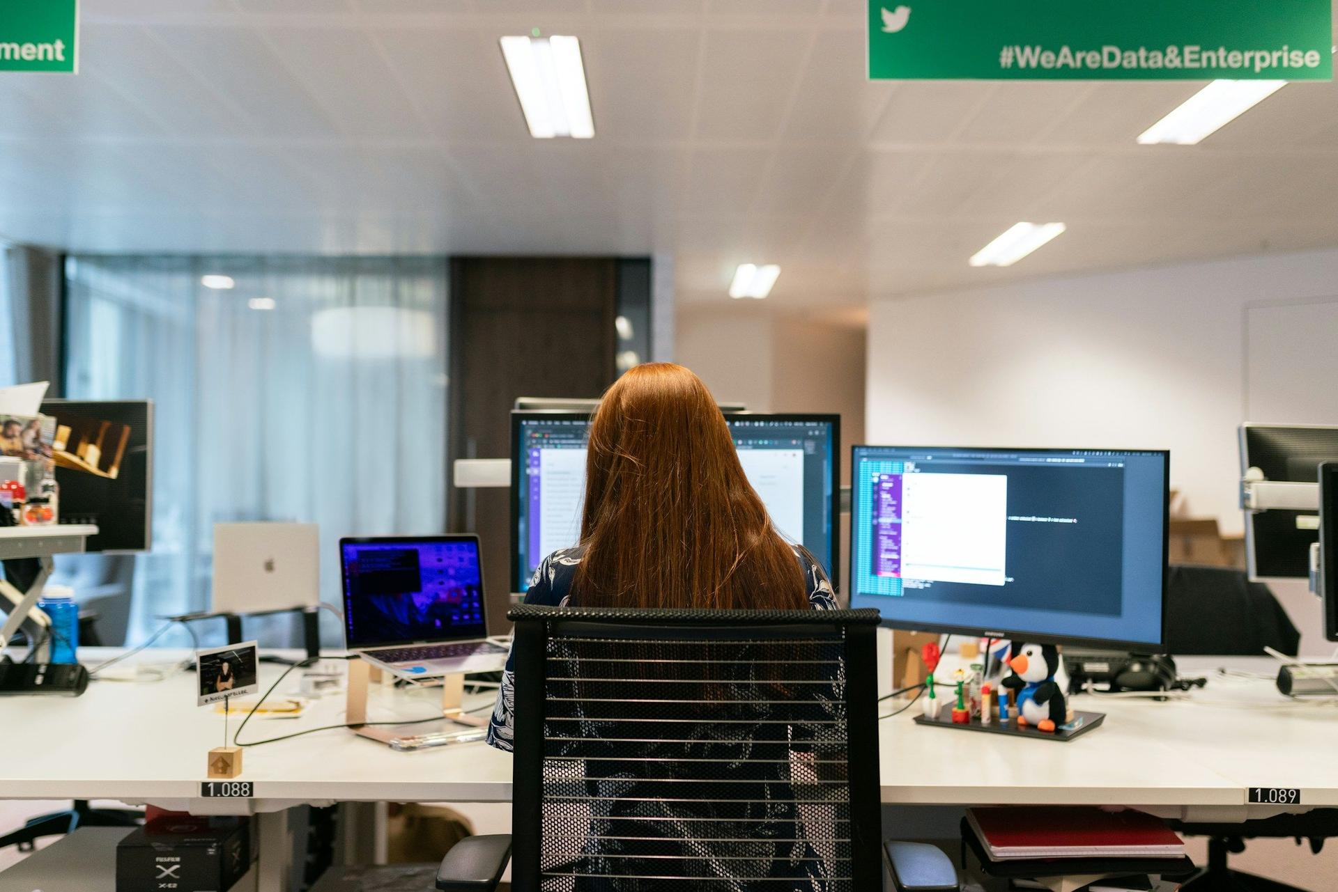 Person Working - LLM Serving