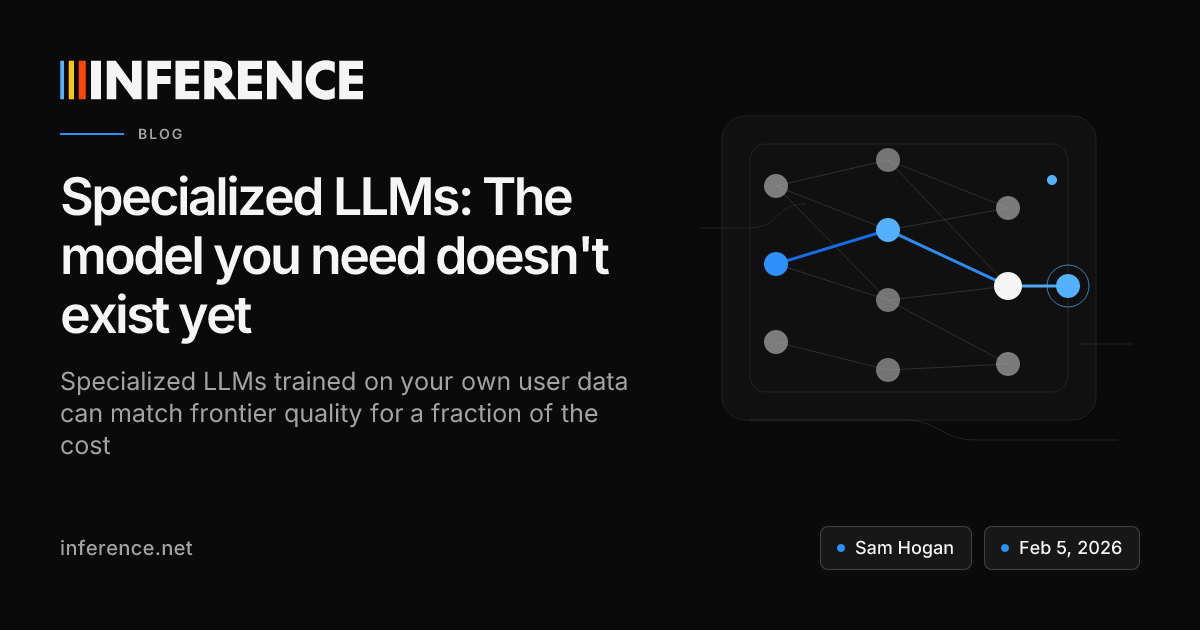 Specialized LLMs: The model you need doesn't exist yet